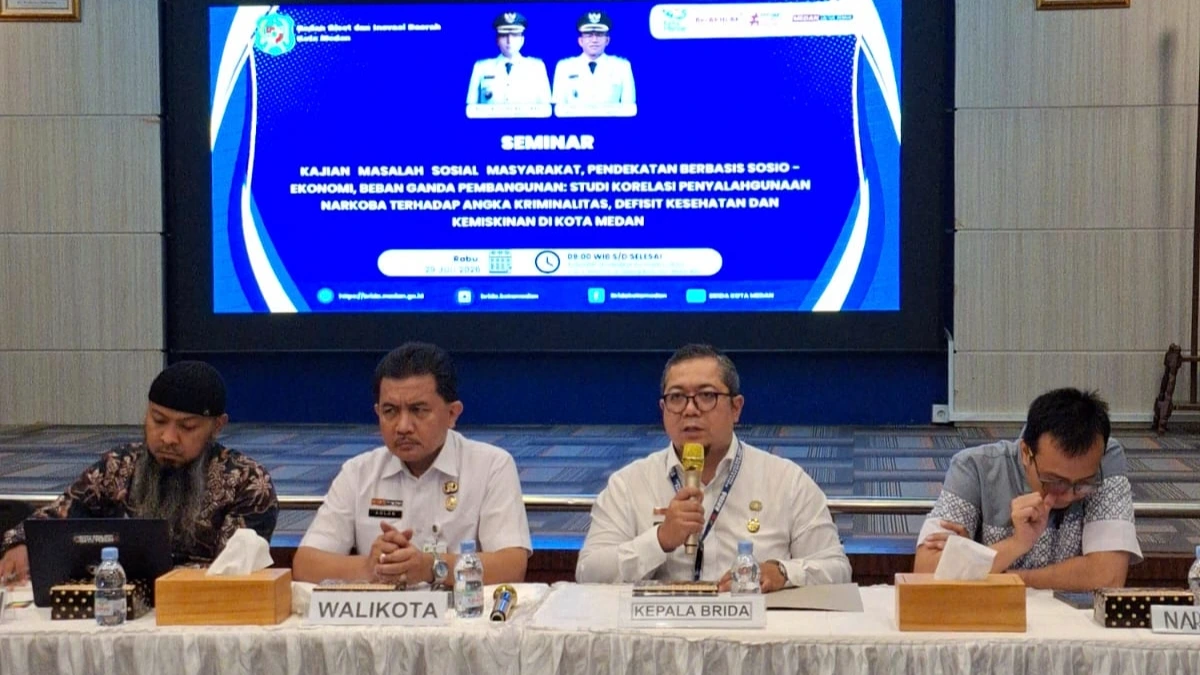 BRIDA Kota Medan Bekerja Sama Dengan FISIP USU Gelar Seminar Hasil Kajian Masalah Sosial Masyarakat di Kota Medan